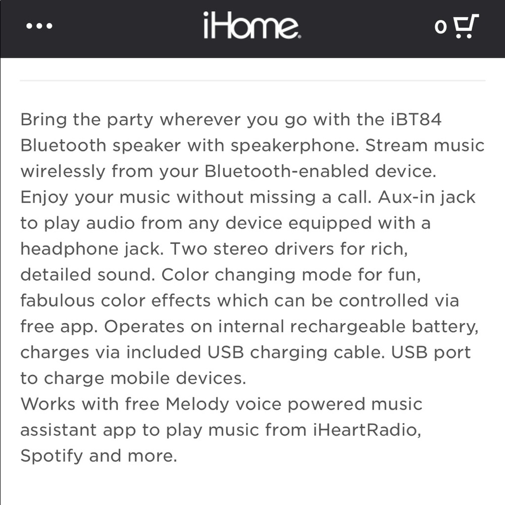 iHome Bluetooth speaker - Picture 7 of 13
